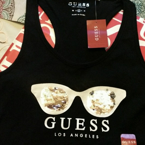 Guess Racerback Tank Top - Picture 3 of 4